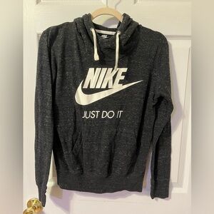Nike Jersey Sweatshirt - Dark Gray - Size Medium - Jersey Material